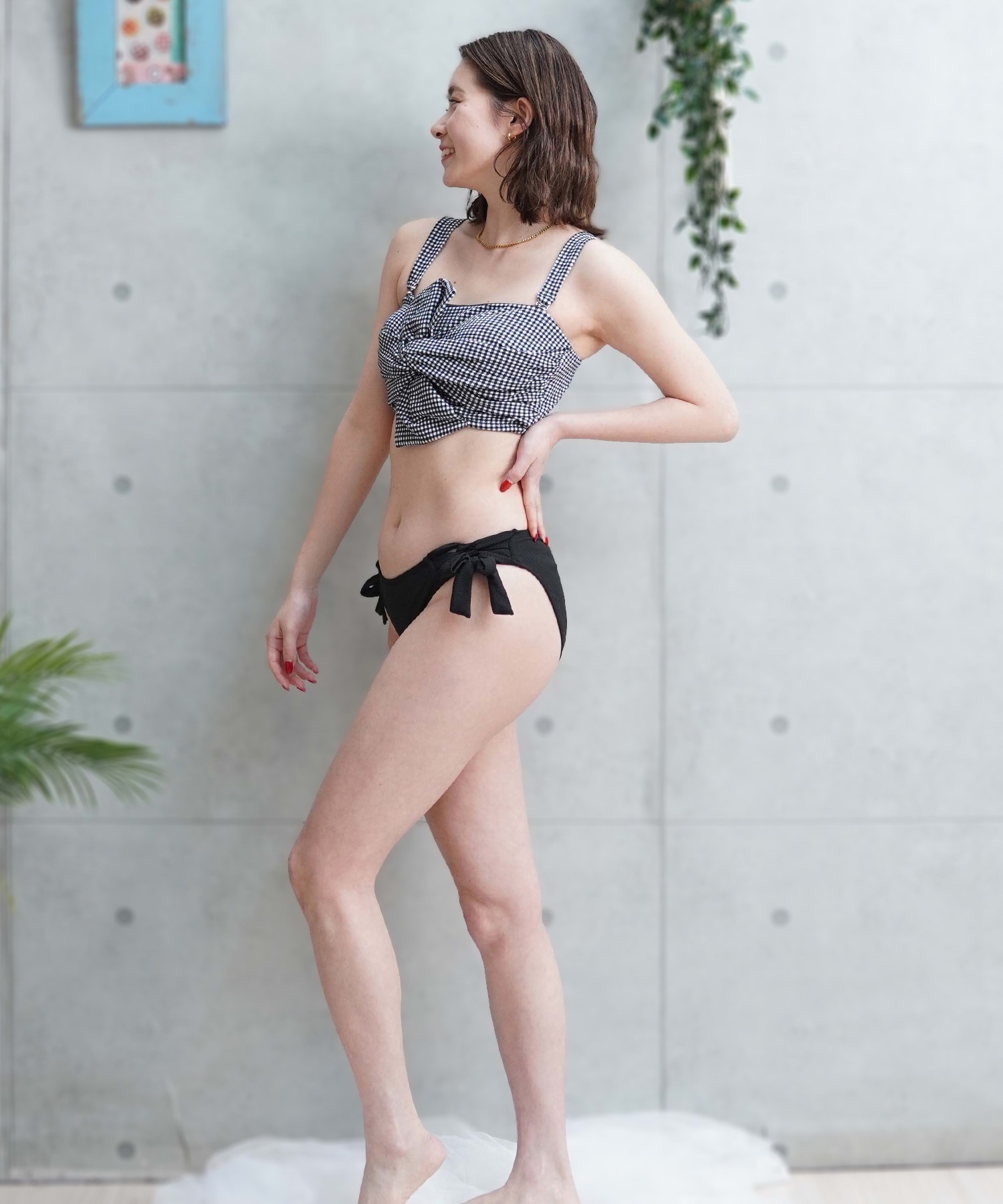 未使用 laura urbinati ウェストリボン ビキニ 38(レース 未使用 laura urbinati ウェストリボン ビキニ 38(レース