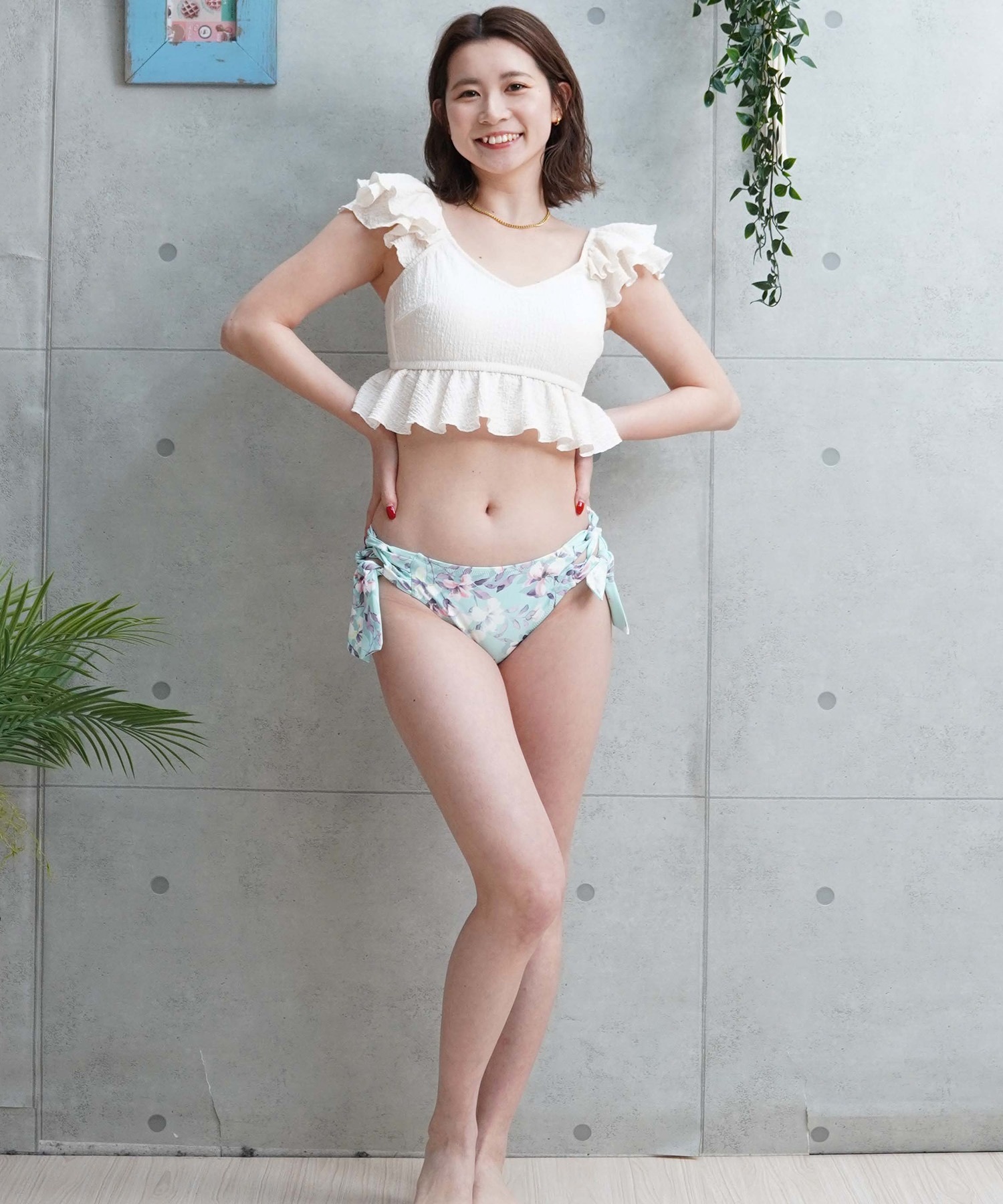 LAETITIA ブラウンビキニ　水着 ショートパンツ付き　新品未使用品 LAETITIA ブラウンビキニ 水着 ショートパンツ付き 新品未使用品