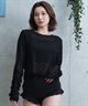 LAETITIA レリッタ 水着 レディース シアー長袖付き3点セット  フレア ２WAY 442401(WT-9)