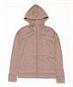RIKKA FEMME リッカファム RN181 レディース ラッシュガード フルジップパーカー 長袖 UVケア 体系カバー 水陸両用 ユーティリティ 無地 KK D23(PU-S)