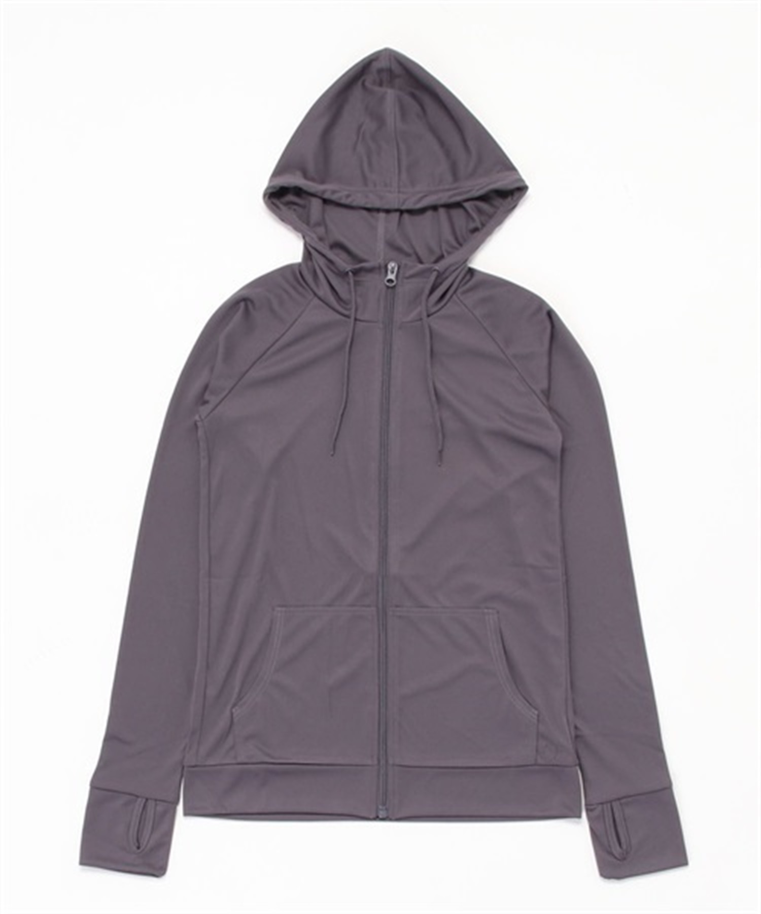 RIKKA FEMME リッカファム RN181 レディース ラッシュガード フルジップパーカー 長袖 UVケア 体系カバー 水陸両用 ユーティリティ 無地 KK D23(PU-S)