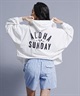 【ムラサキスポーツ別注】ALOHA SUNDAY アロハサンデー 水陸両用 無地 ショート丈バックプリントラッシュガード パーカーラッシュガード AS-MS-001(BLACK-M)