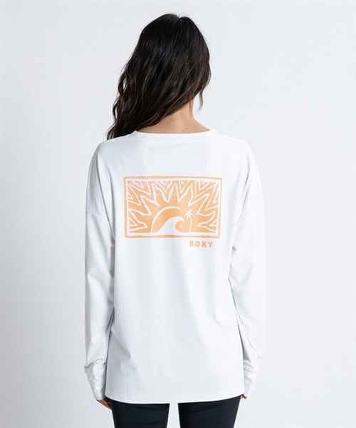 ROXY ロキシー RLY231032 レディース ラッシュガード 長袖 UVケア ルーズ ラッシュTシャツ 水陸両用 ユーティリティ KX1  D28｜ムラサキスポーツオンラインショップ 通販
