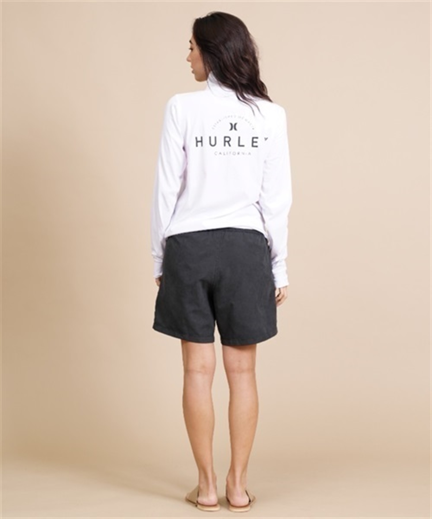 Hurley ハーレー WRG2320029 レディース ラッシュガード 長袖 ジップアップ UVカット 水陸両用 ユーティリティ KX2 E11(WT-S)