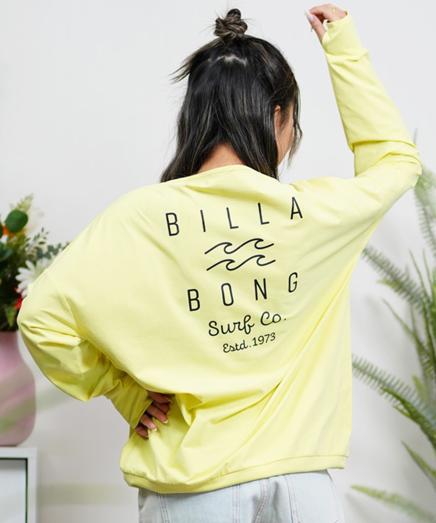 【マトメガイ対象】BILLABONG ビラボン レディース ラッシュガード 水陸両用 吸水速乾 UVケア BE013-866(YFJ0-M)