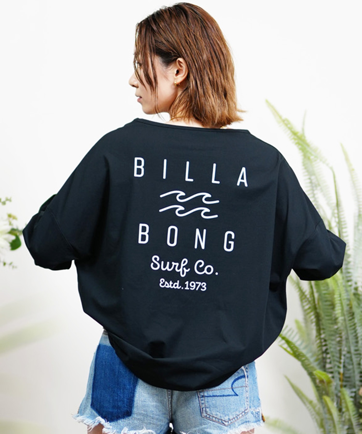 BILLABONG ビラボン レディース ラッシュガード 水陸両用 吸水速乾 UVケア BE013-866(YFJ0-M)