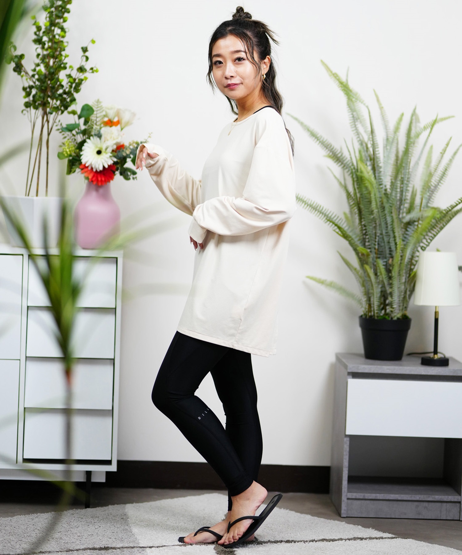 BILLABONG ビラボン レディース ラッシュガード 長袖 Tシャツ ロンT