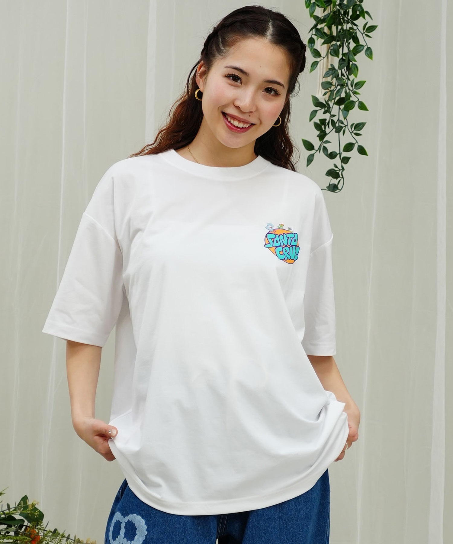 SANTACRUZ サンタクルーズ レディース ラッシュガード Tシャツ 半袖