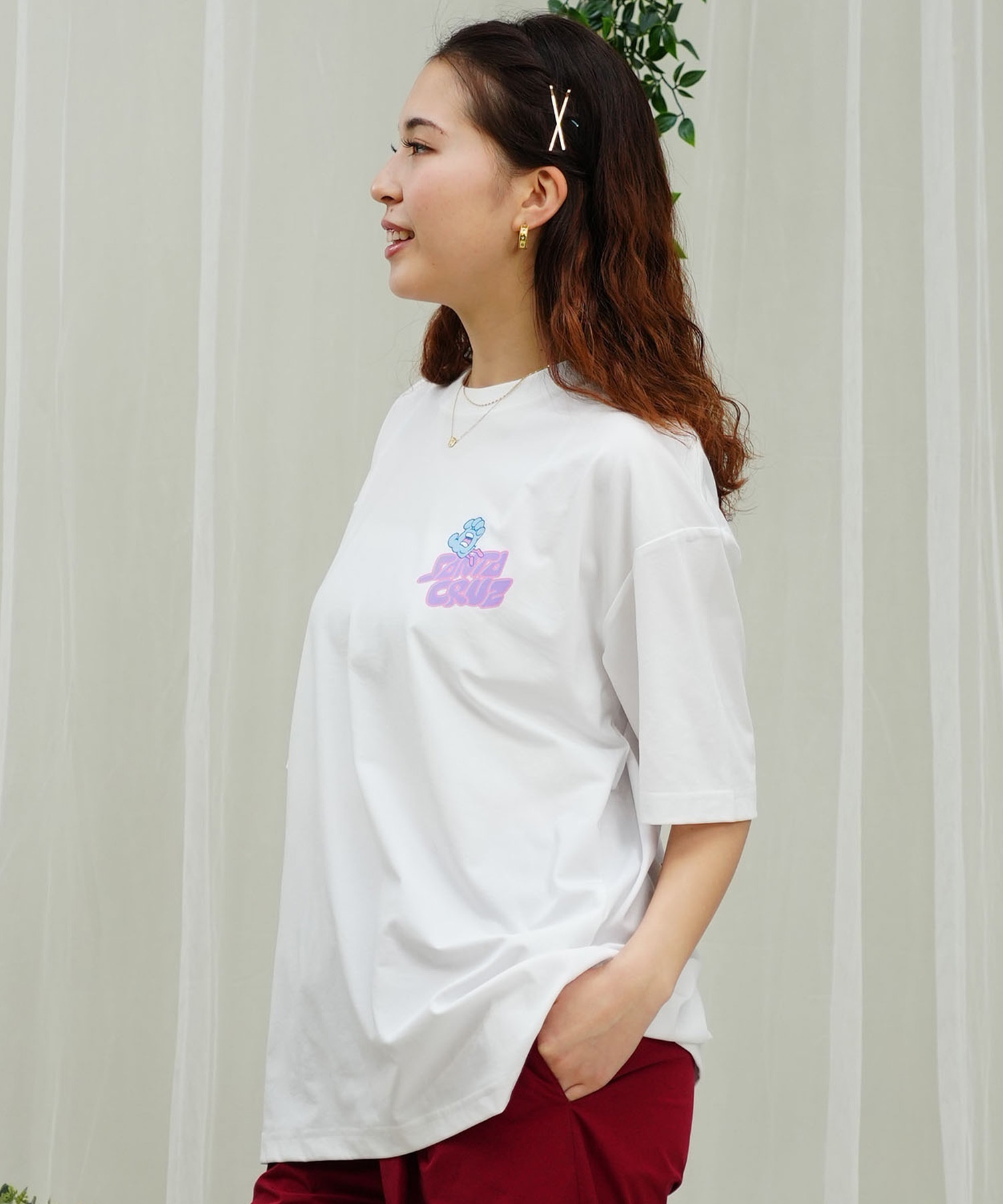 SANTACRUZ サンタクルーズ レディース ラッシュガード Tシャツ