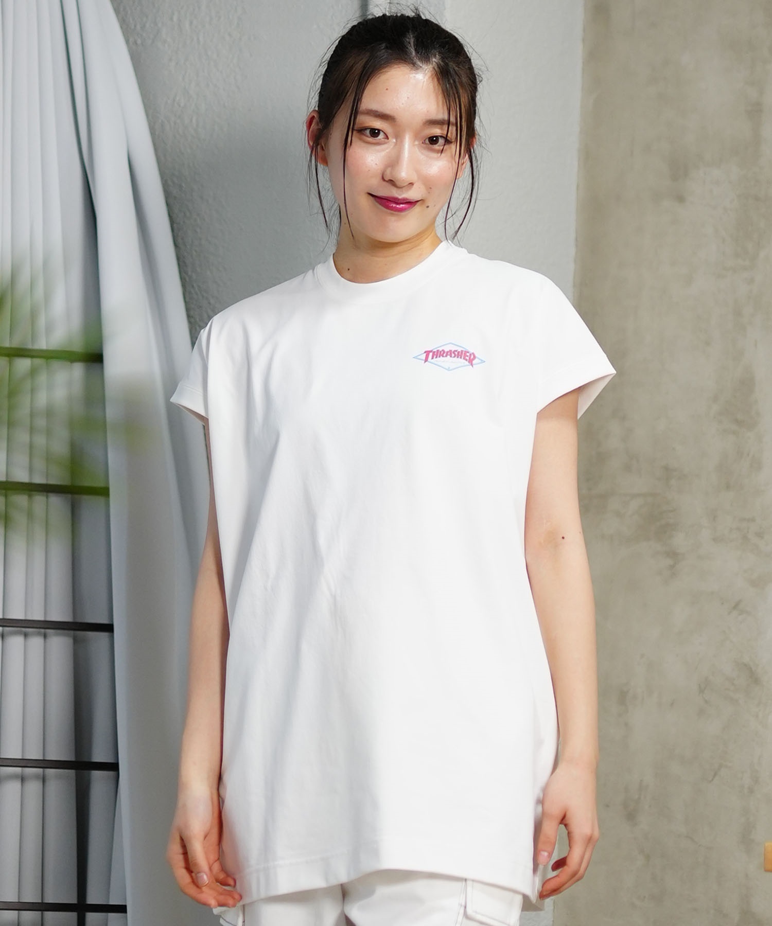THRASHER スラッシャー レディース ラッシュガード タンクトップ