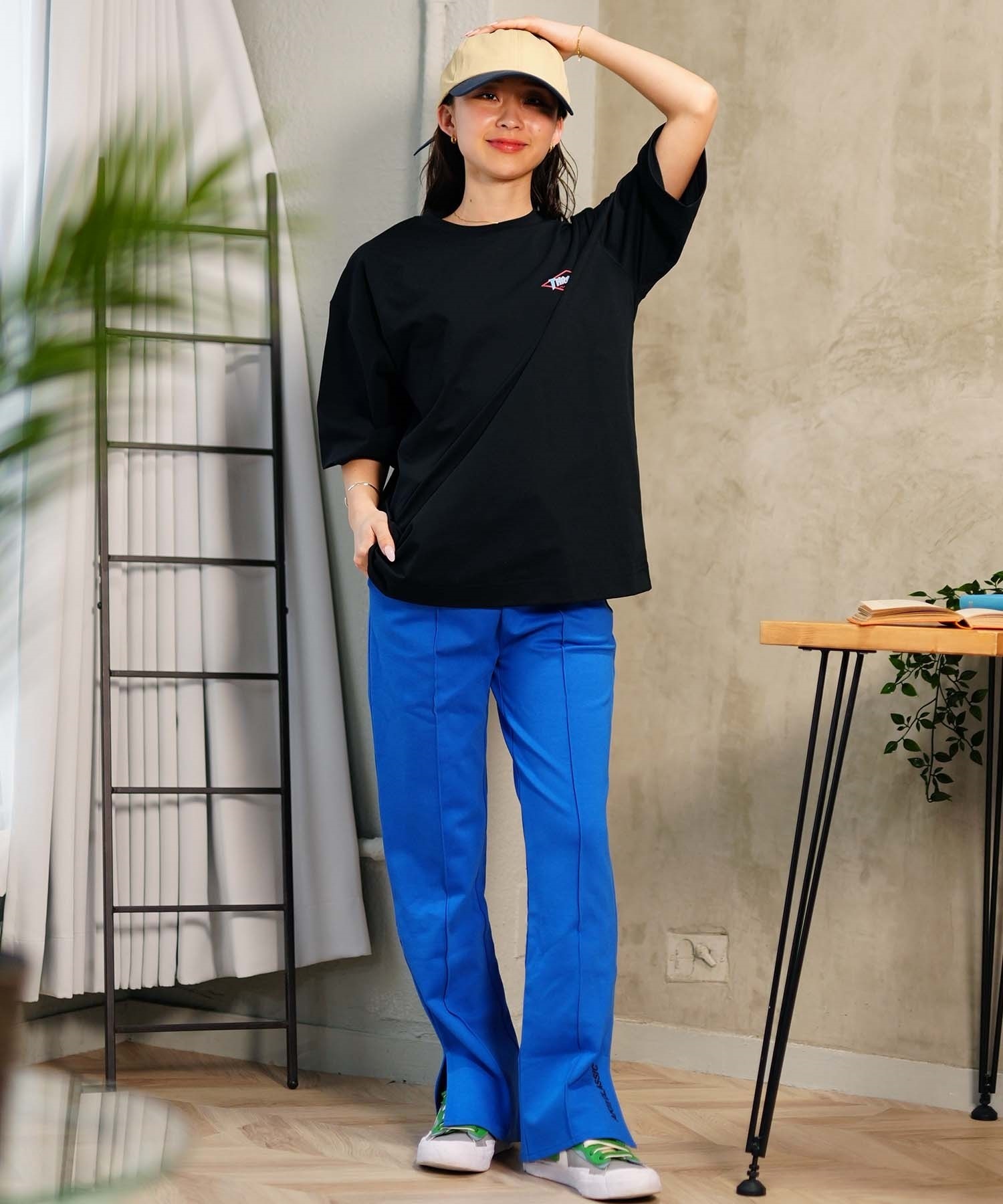 THRASHER スラッシャー レディース ラッシュガード 半袖 Tシャツ 水陸