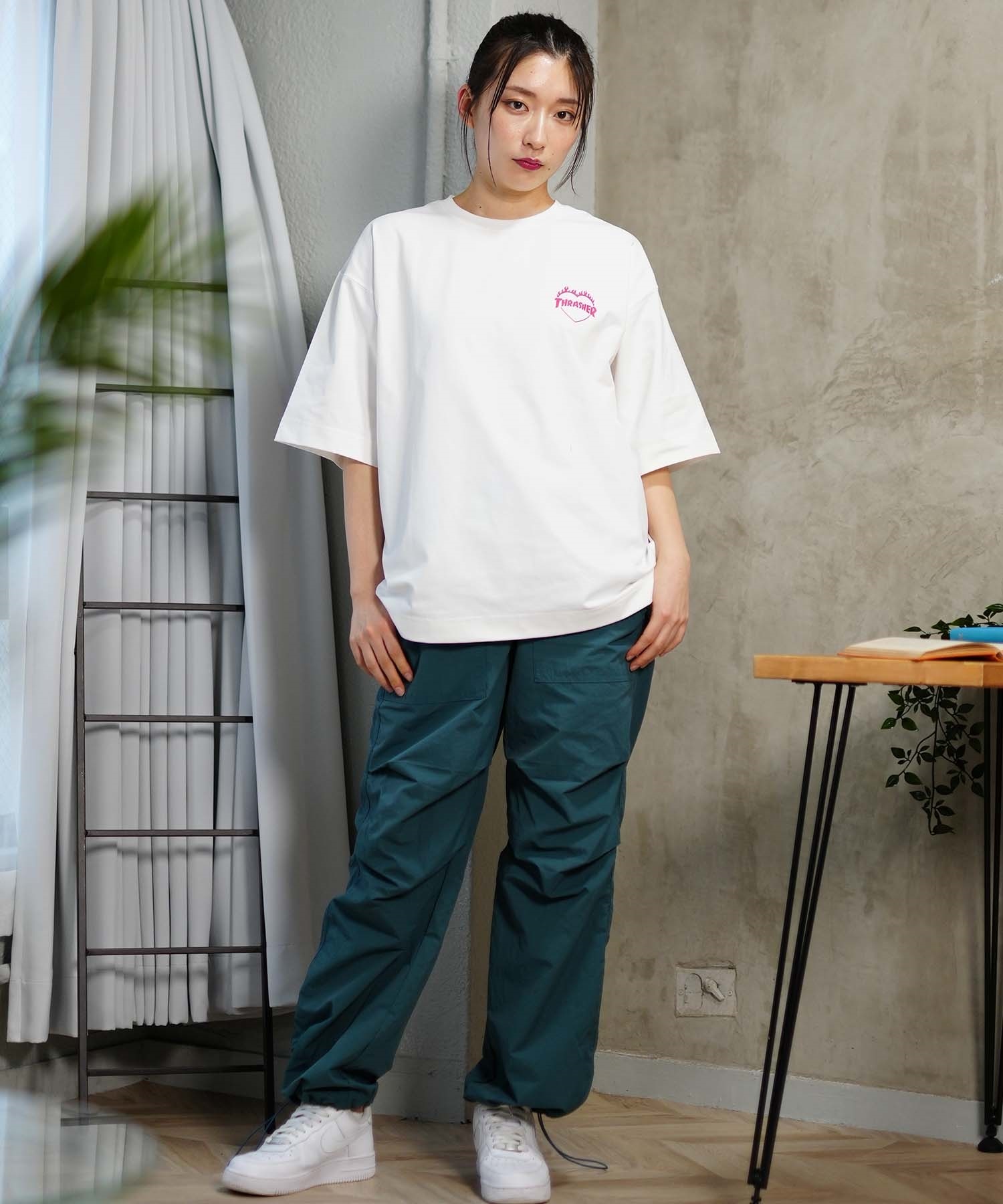 THRASHER スラッシャー レディース ラッシュガード 半袖 Tシャツ