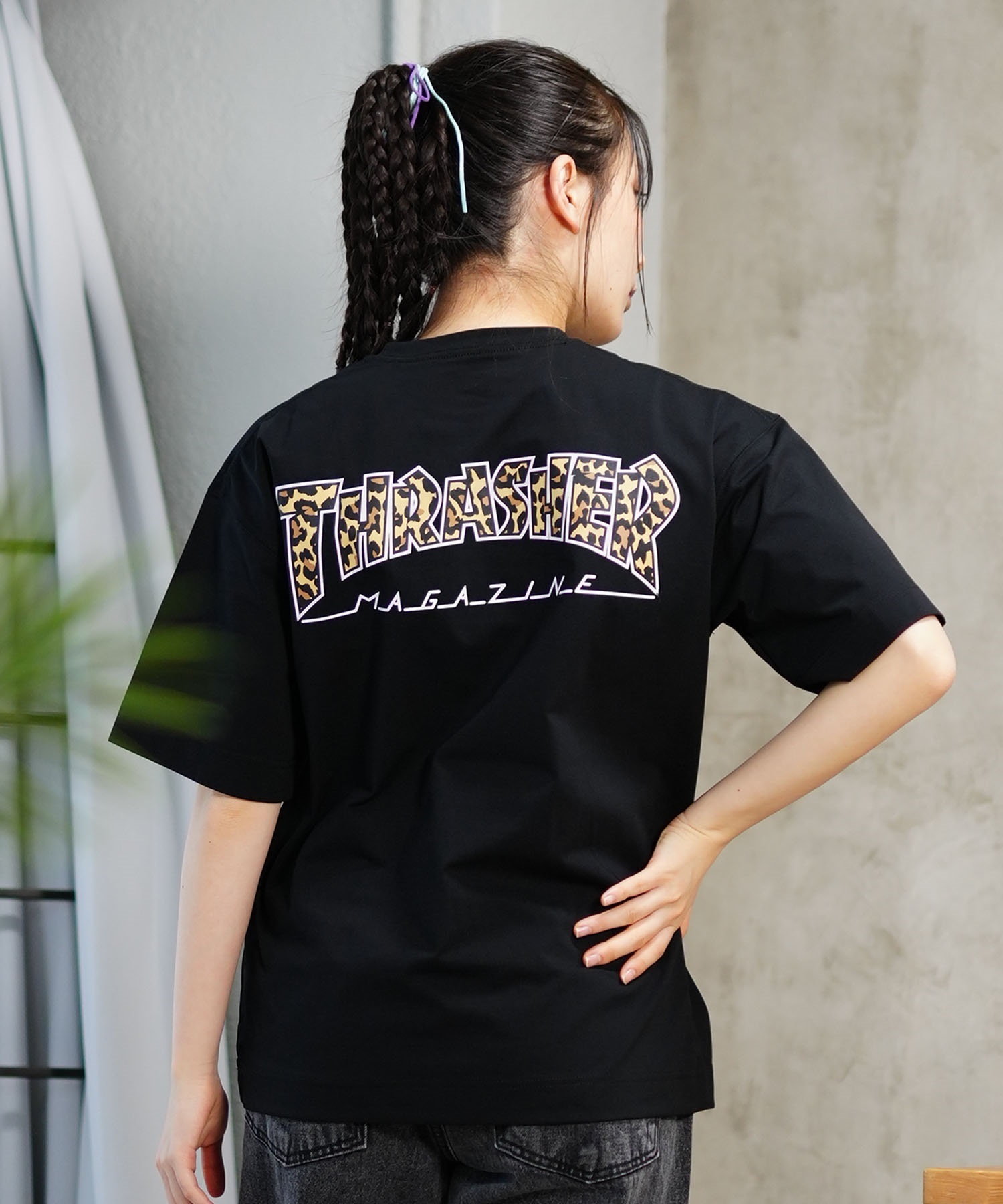 THRASHER スラッシャー レディース ラッシュガード 半袖 Tシャツ