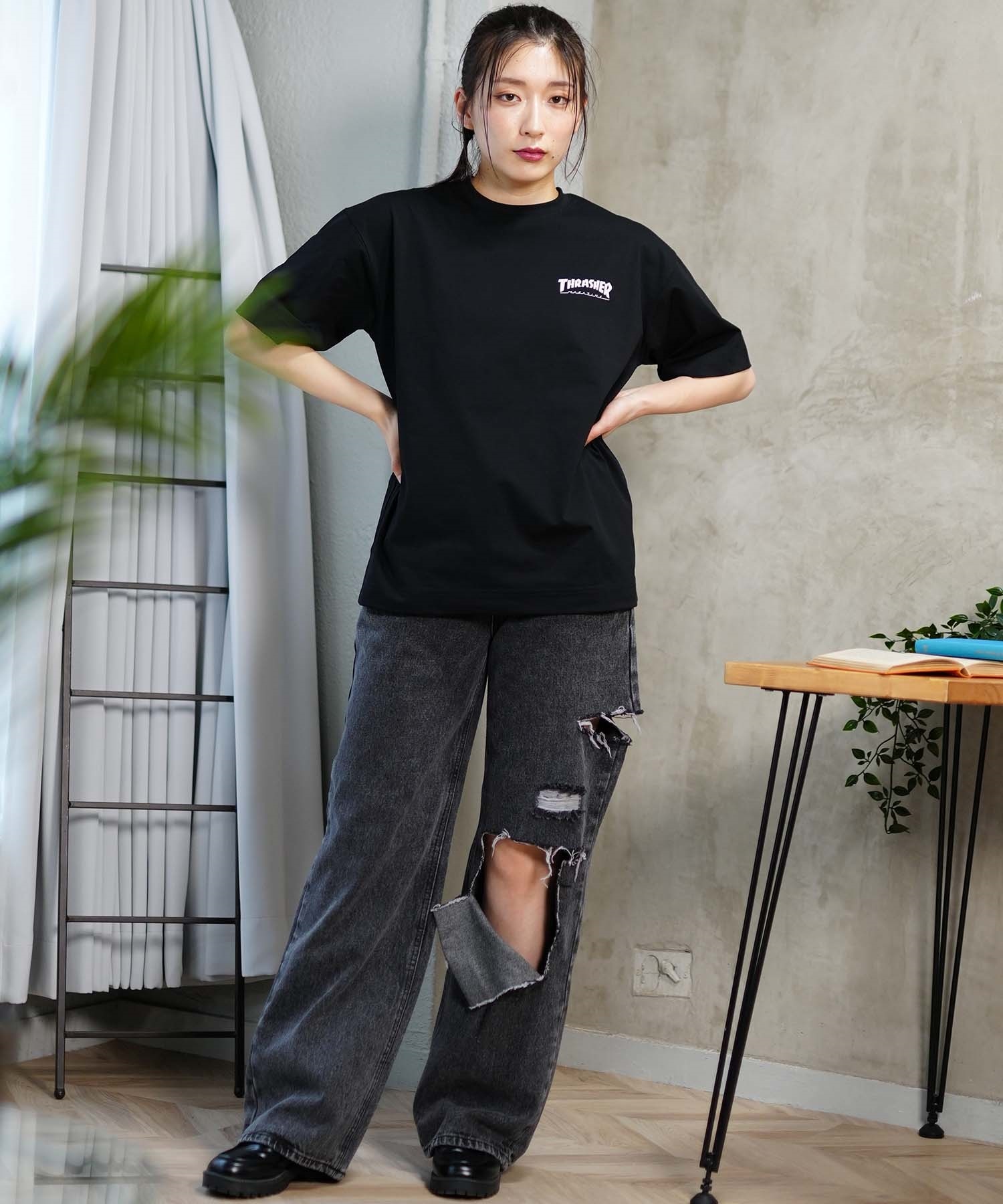 THRASHER スラッシャー レディース ラッシュガード 半袖 Tシャツ