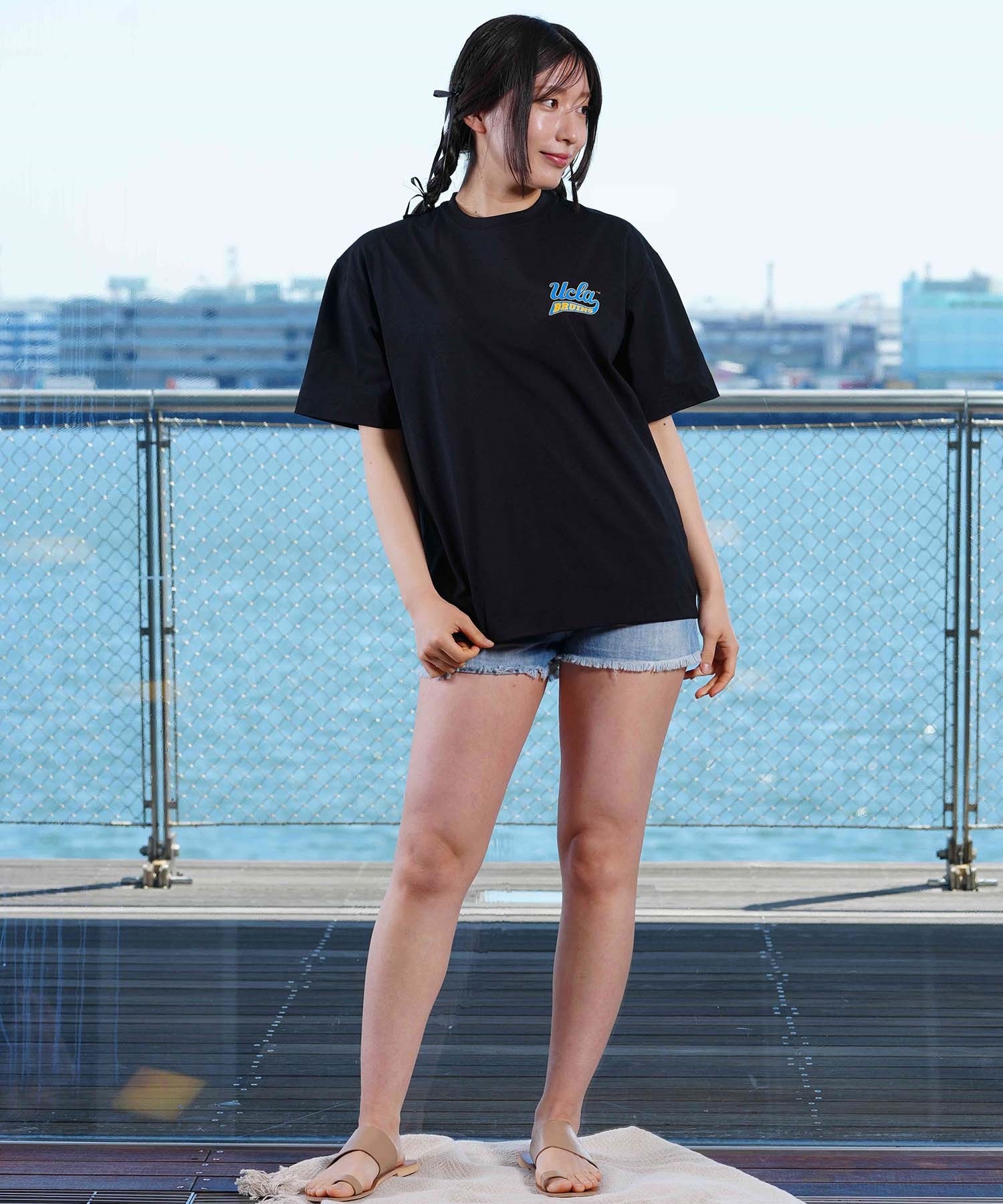 ANTIBAL アンティバル レディース ラッシュガード 半袖 Tシャツ UCLA