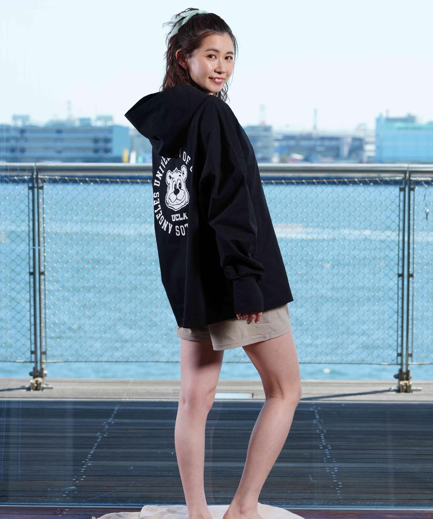 ANTIBAL アンティバル × UCLA レディース ラッシュガード パーカー