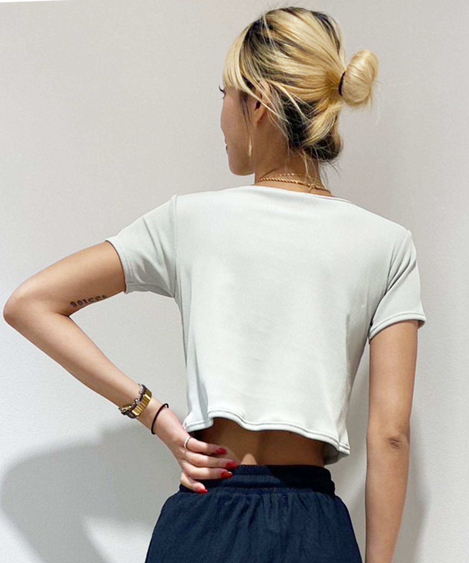 OP オーピー ラッシュガード レディース カップ付きリブTシャツ UVケア