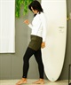 RIKKA FEMME リッカファム RN192 レディース レギンス UVカット 水陸両用 ユーティリティ フィットネス ヨガ ジム KK D23(BK-S)