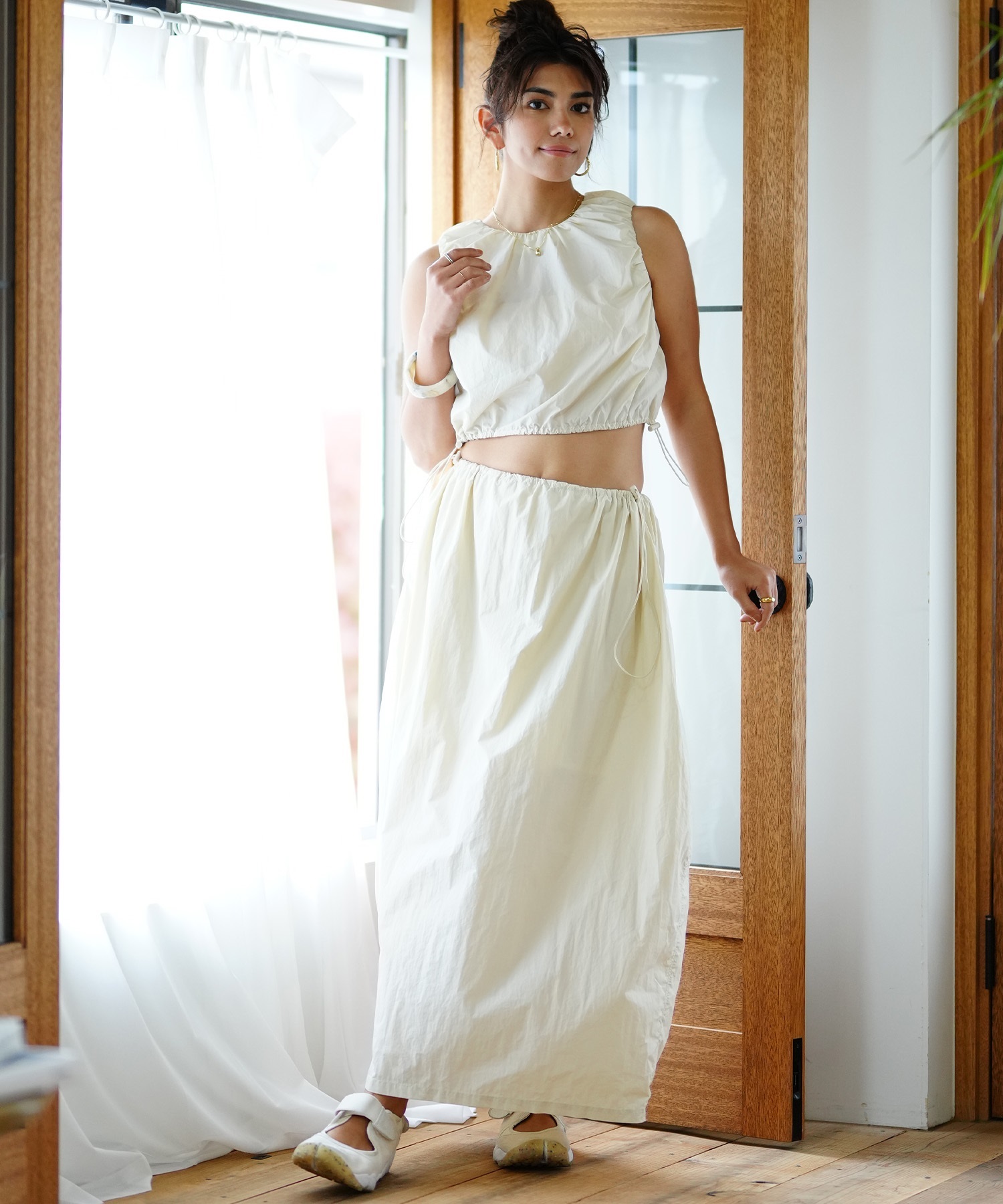 Ungrid アングリッド レディース ラッシュガード バルーン ロング丈