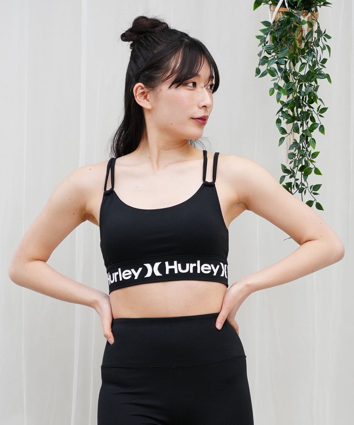 【マトメガイ対象】Hurley ハーレー BRA  FIT WSB2421008 レディース水着 ブラトップ フィットネス 水陸両用 UVカット(PNP-S)