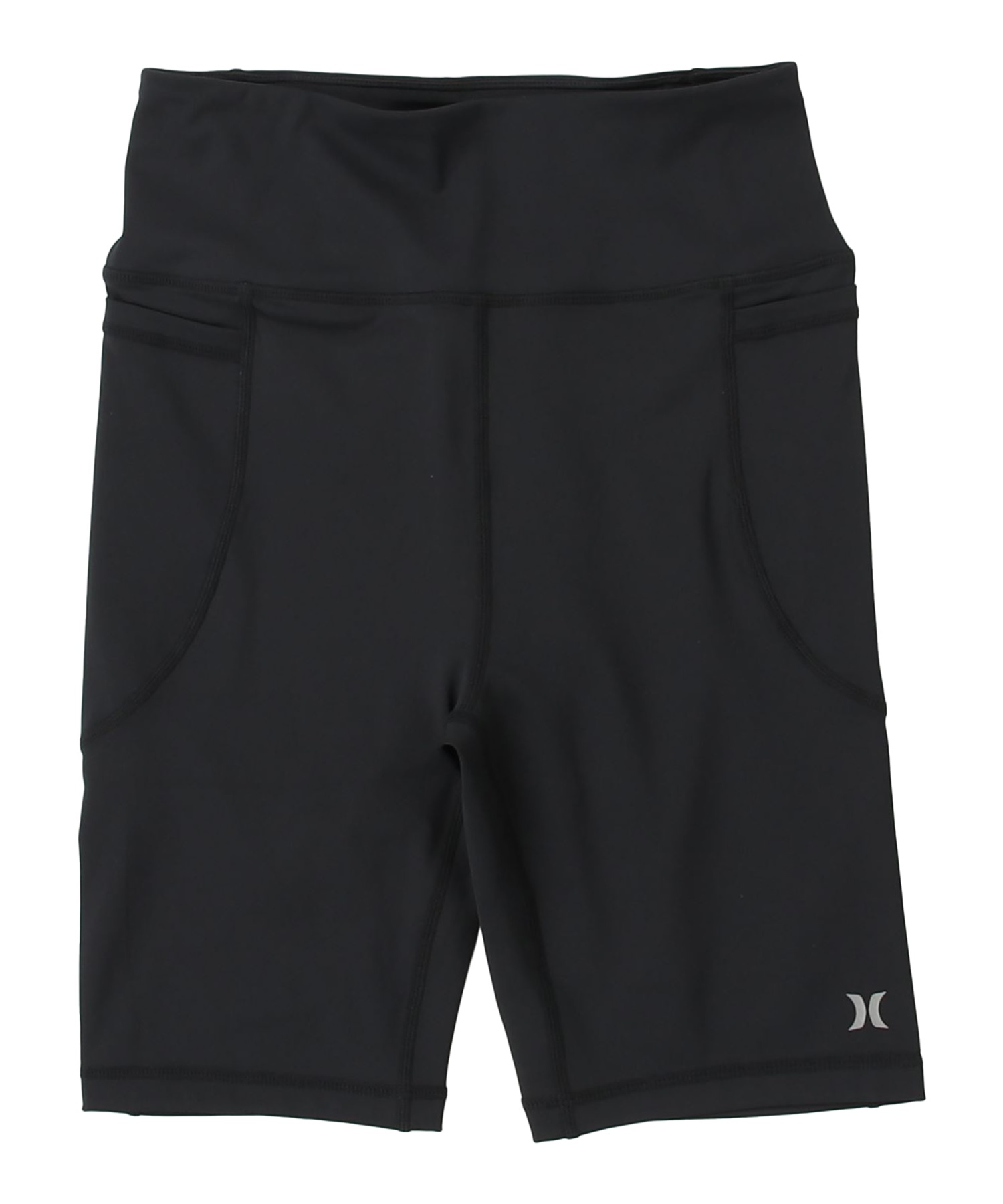 Hurley ハーレー バイカーズパンツ FIT WLG2320040 レディース水着 ラッシュレギンス フィットネス UVカット(BLK-S)