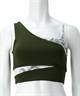 LIP SERVICE リップサービス BRA FIT 394520 水着 レディース トップス フィットネス(KAKI-M)