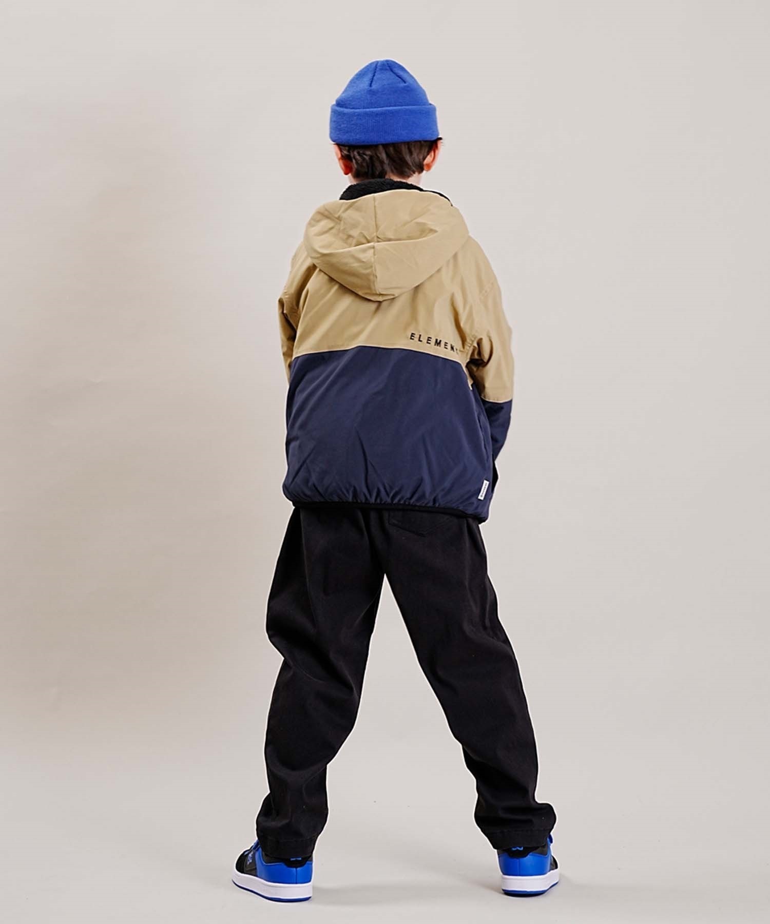 ELEMENT/エレメント TRADE JACKET YOUTH キッズ アウター リバーシブル ボア ナイロン ジャケット BD026-782(BEG-130cm)