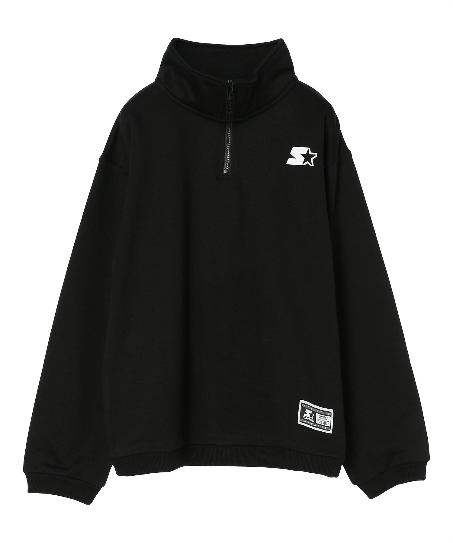 STARTER スターター ZIP/HSTBL-PKK01 キッズ トレーナー(BLACK-130)