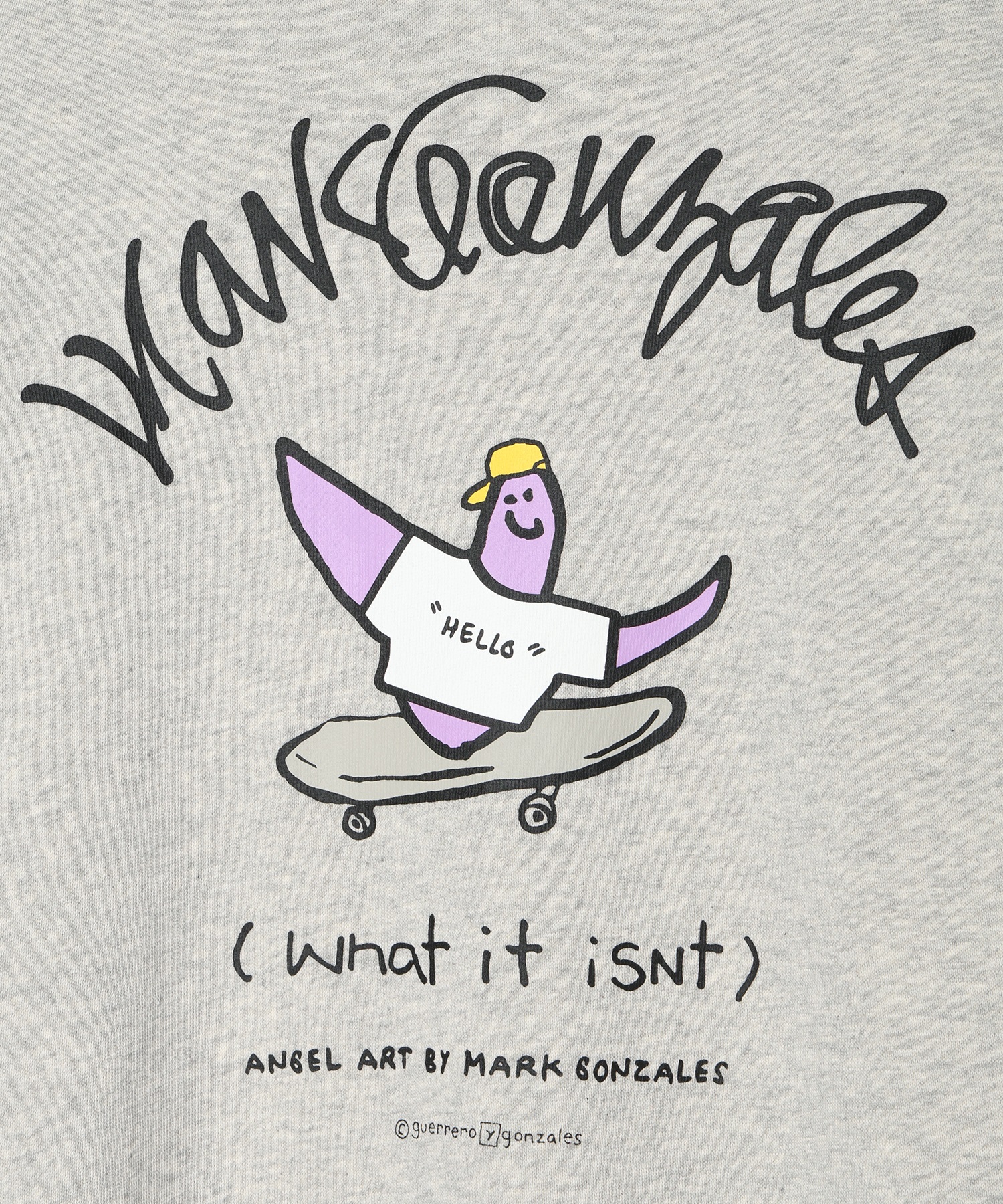 （What it isNt）ART BY MARKGONZALES アートバイ マークゴンザレス LOGO 47230727 キッズ パーカー(GY-100)