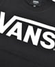 【マトメガイ対象】VANS バンズ キッズ 半袖 Tシャツ ロゴ 定番 VANS-KT01(WT/BK-100cm)