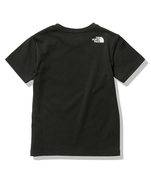 THE NORTH FACE ザ・ノース・フェイス S/S Camo Logo Tee NTJ32359 K キッズ ジュニア 半袖 Tシャツ 100cm～150cm(K-100)