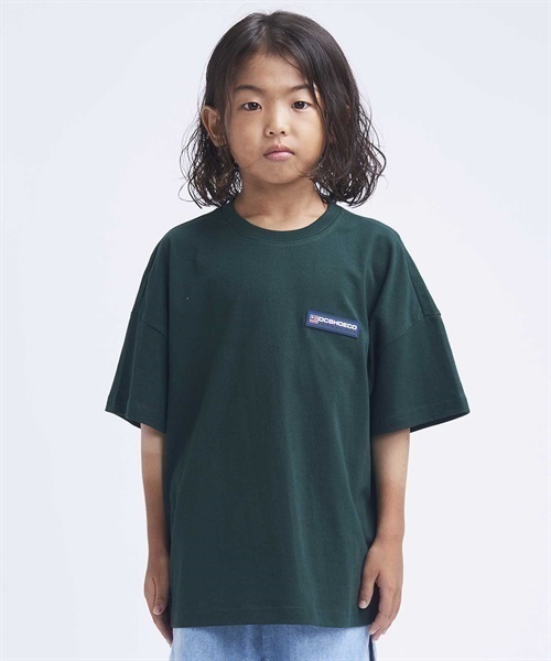 DC ディーシー 23 KD ON THE TEAM SS23 キッズ オンザチーム ショートスリーブ ティーシャツ Tシャツ スケートボード ワイドフィット YST232610(BLK-120)