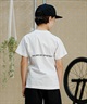 RVCA ルーカ キッズ 半袖Tシャツ 定番ロゴデザイン 親子コーデ BE045-226(WHT-130cm)