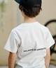 RVCA ルーカ キッズ 半袖Tシャツ 定番ロゴデザイン 親子コーデ BE045-226(WHT-130cm)