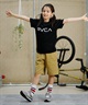 RVCA ルーカ キッズ 半袖Tシャツ 定番ロゴデザイン 親子コーデ BE045-226(WHT-130cm)