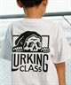 【ムラサキスポーツ限定】 LURKING CLASS ラーキングクラス BASIC LOGO TEE キッズ 半袖 Tシャツ ST24STM01K(WHITE-130cm)