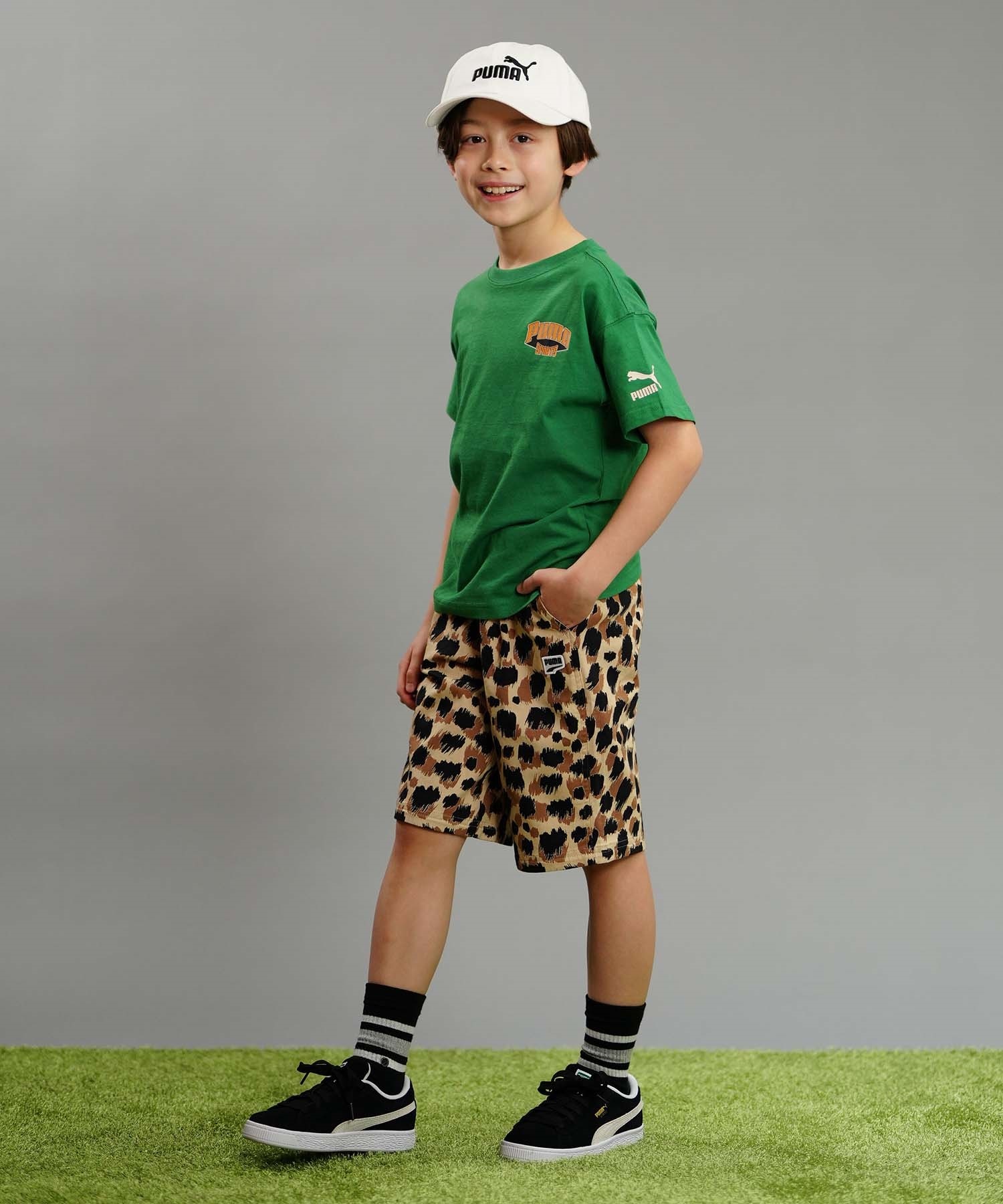 PUMA プーマ TEAM FOR THE FANBASE グラフィック キッズ 半袖 T