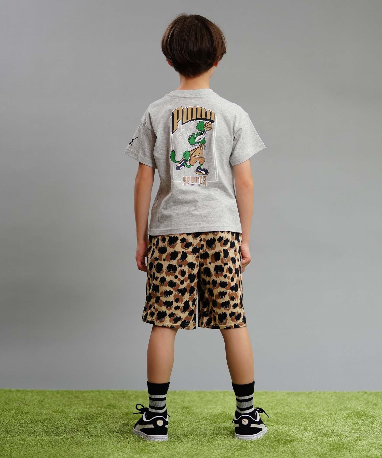 PUMA プーマ TEAM FOR THE FANBASE グラフィック キッズ 半袖 T PUMA プーマ TEAM FOR THE FANBASE グラフィック キッズ 半袖 T