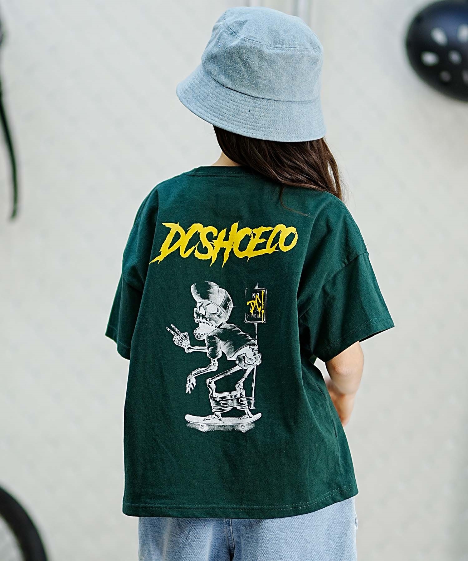 DC ディーシー SKULL SS24 キッズ ショートスリーブ Tシャツ スカル