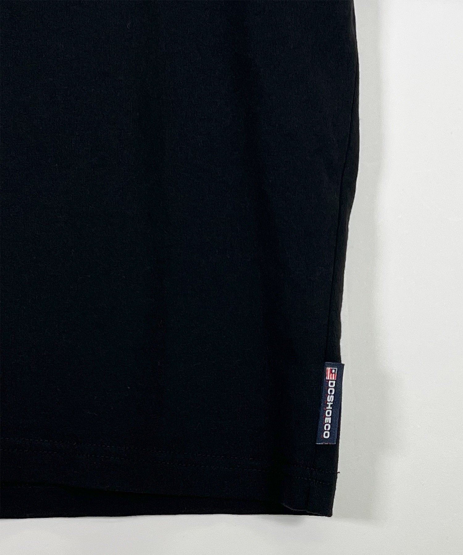 DC ディーシー キッズ Tシャツ 半袖 8ボール バックプリント スケートボード 親子コーデ ワイドシルエット YST242508(BLK-100cm)