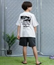 QUIKSILVER クイックシルバー 半袖 Tシャツ キッズ バックプリント SATURN BOX ST KST242621M ムラサキスポーツ限定(WHT-130cm)
