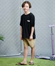QUIKSILVER クイックシルバー 半袖 Tシャツ キッズ バックプリント SATURN BOX ST KST242621M ムラサキスポーツ限定(WHT-130cm)