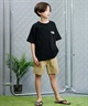 QUIKSILVER クイックシルバー 半袖 Tシャツ キッズ バックプリント SATURN BOX ST KST242621M ムラサキスポーツ限定(WHT-130cm)