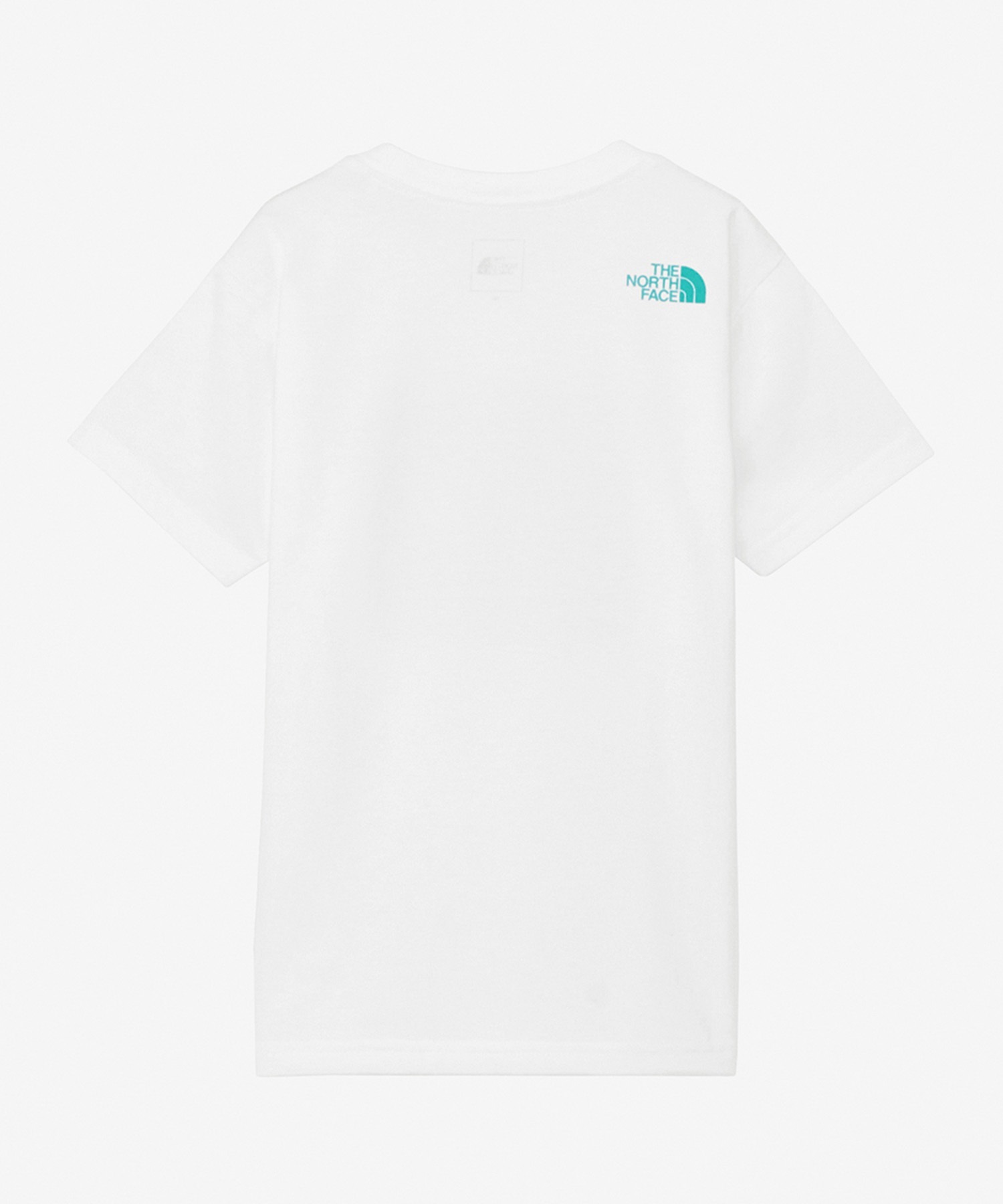 THE NORTH FACE ザ・ノース・フェイス キッズ COLORED SQUARE LOGO TEE 半袖 Tシャツ UVケア 吸汗速乾 NTJ32361 WG(WG-100cm)