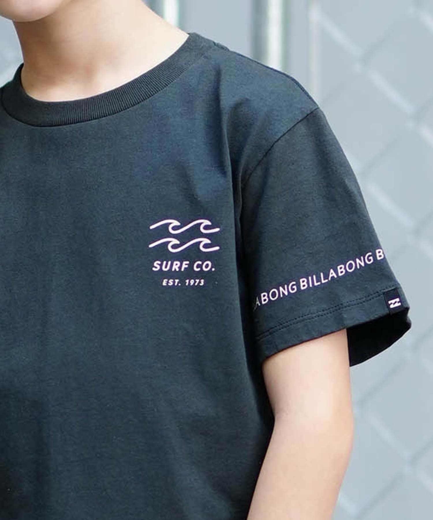 【クーポン対象】BILLABONG ビラボン ONE TIME キッズ 半袖 Tシャツ バックプリント BE015-201(MNT-130cm)