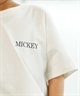 ANTIBAL アンティバル キッズ Tシャツ 半袖 バックプリント オーバーサイズ ミッキーマウス 242AN3ST179MU(BEG-130cm)
