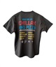 CHILLAX チラックス キッズ Tシャツ 半袖 バンド風 ピグメント加工 ヴィンテージ風 オーバーサイズ 242CL3ST192(ORG-130cm)