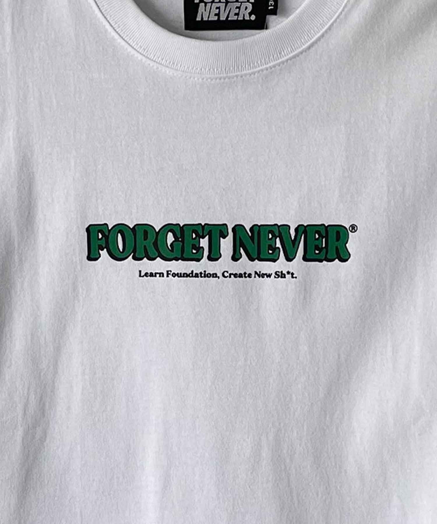 FORGET NEVER フォーゲットネバー キッズ 半袖 Tシャツ バックプリント ムラサキスポーツ限定 242OO3ST208FN(BLK-130cm)