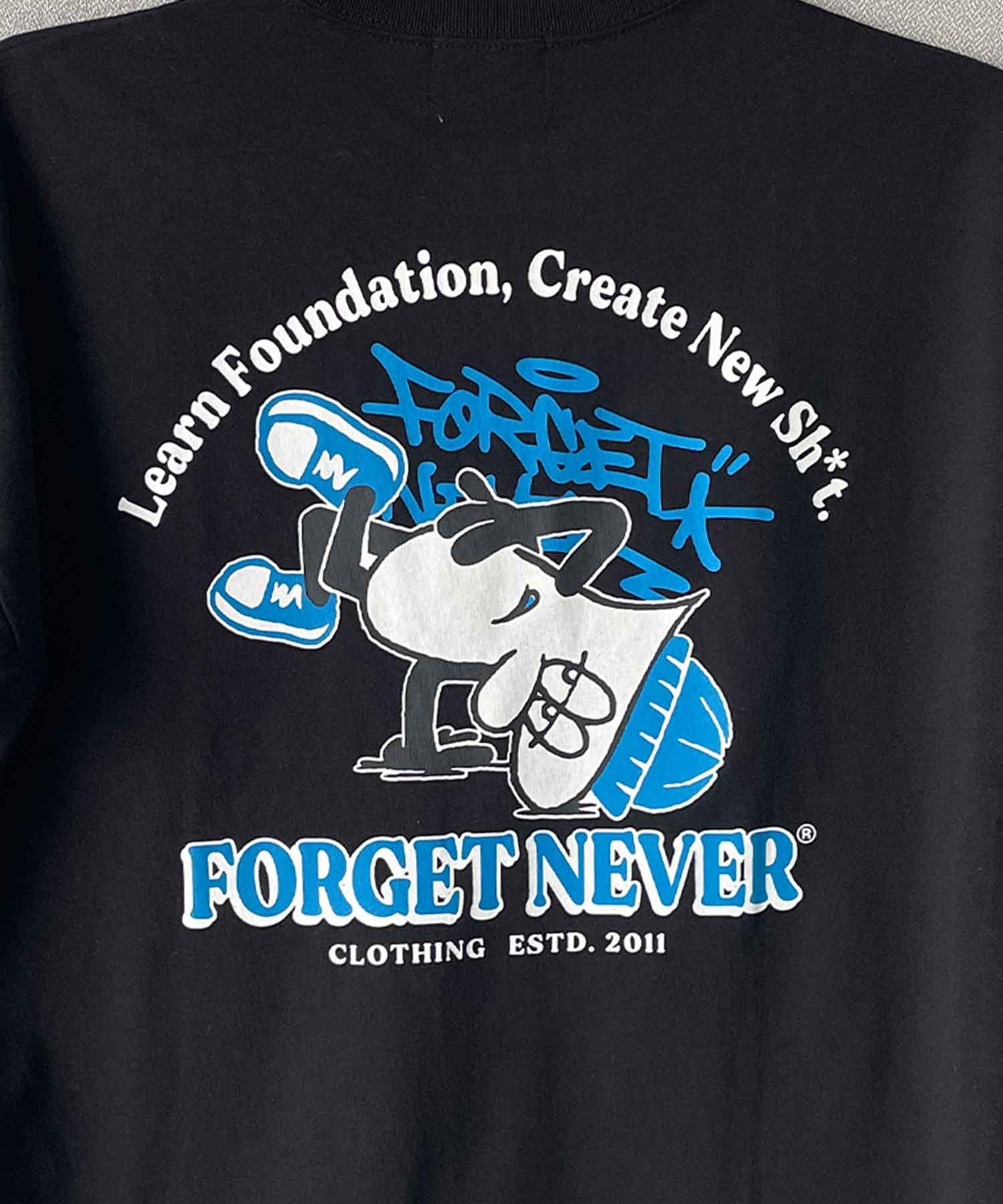 【マトメガイ対象】FORGET NEVER フォーゲットネバー キッズ 半袖 Tシャツ バックプリント ムラサキスポーツ限定 242OO3ST208FN(WHT-130cm)