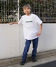FORGET NEVER フォーゲットネバー キッズ 半袖 Tシャツ バックプリント ムラサキスポーツ限定 242OO3ST208FN(WHT-130cm)